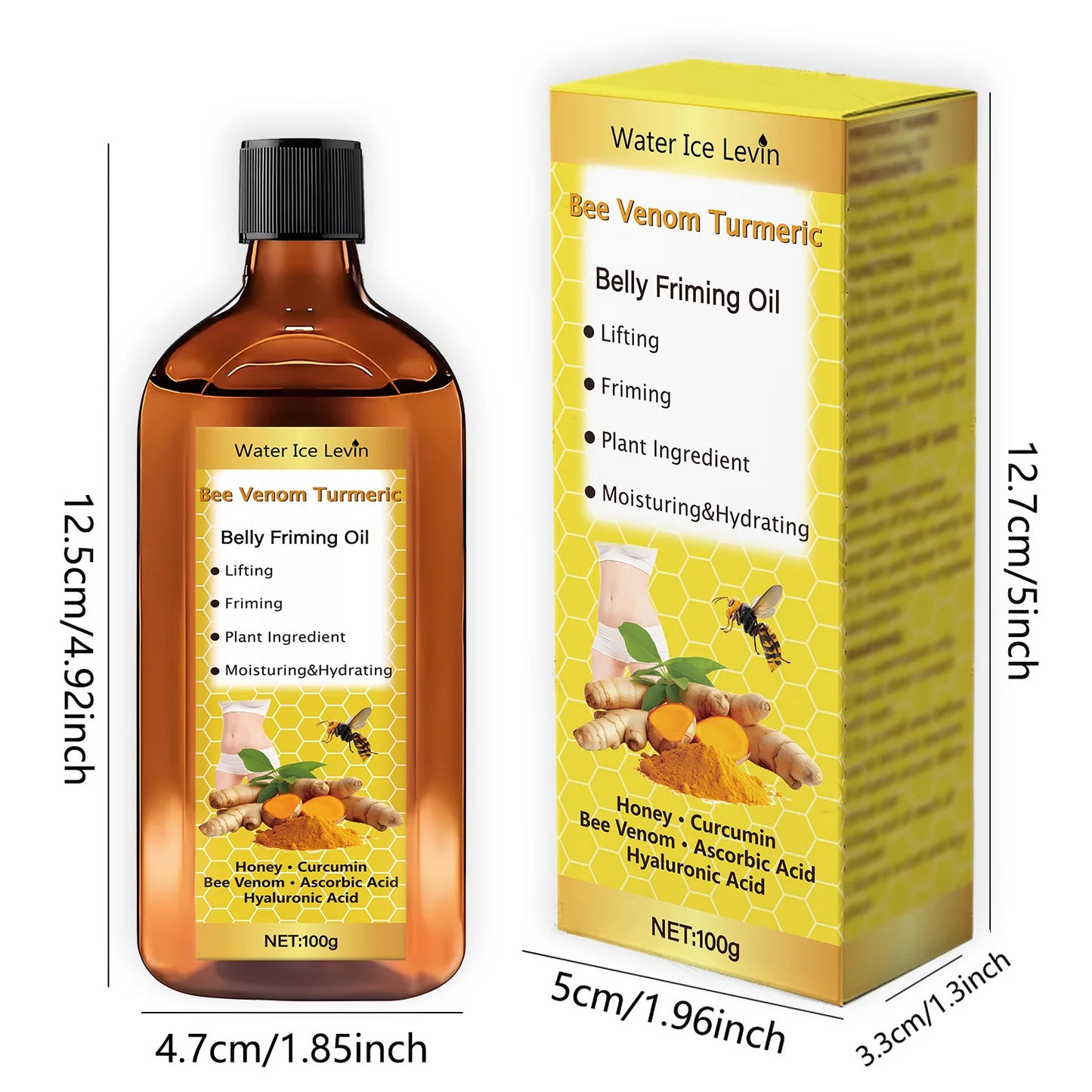 Ginger Massage Oil with Camellia & Almond Oil – 100g
