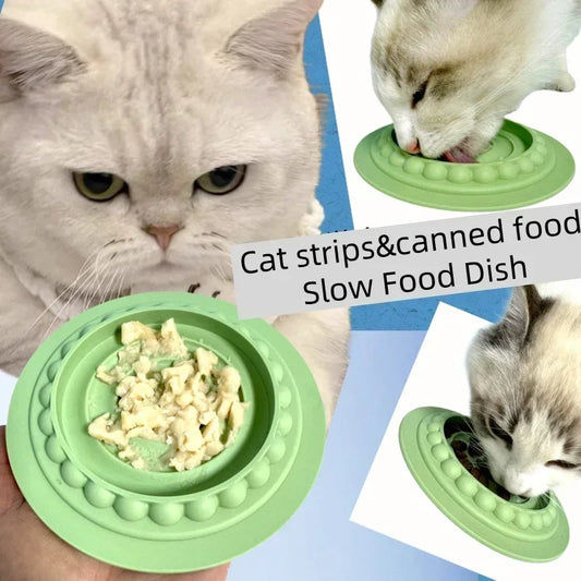 Cat & Dog Slow Feeder Bowl | Non-Slip Anti-Choke Mat Slow Feeder Bowl Peaceful Pleasures Health and Wellness