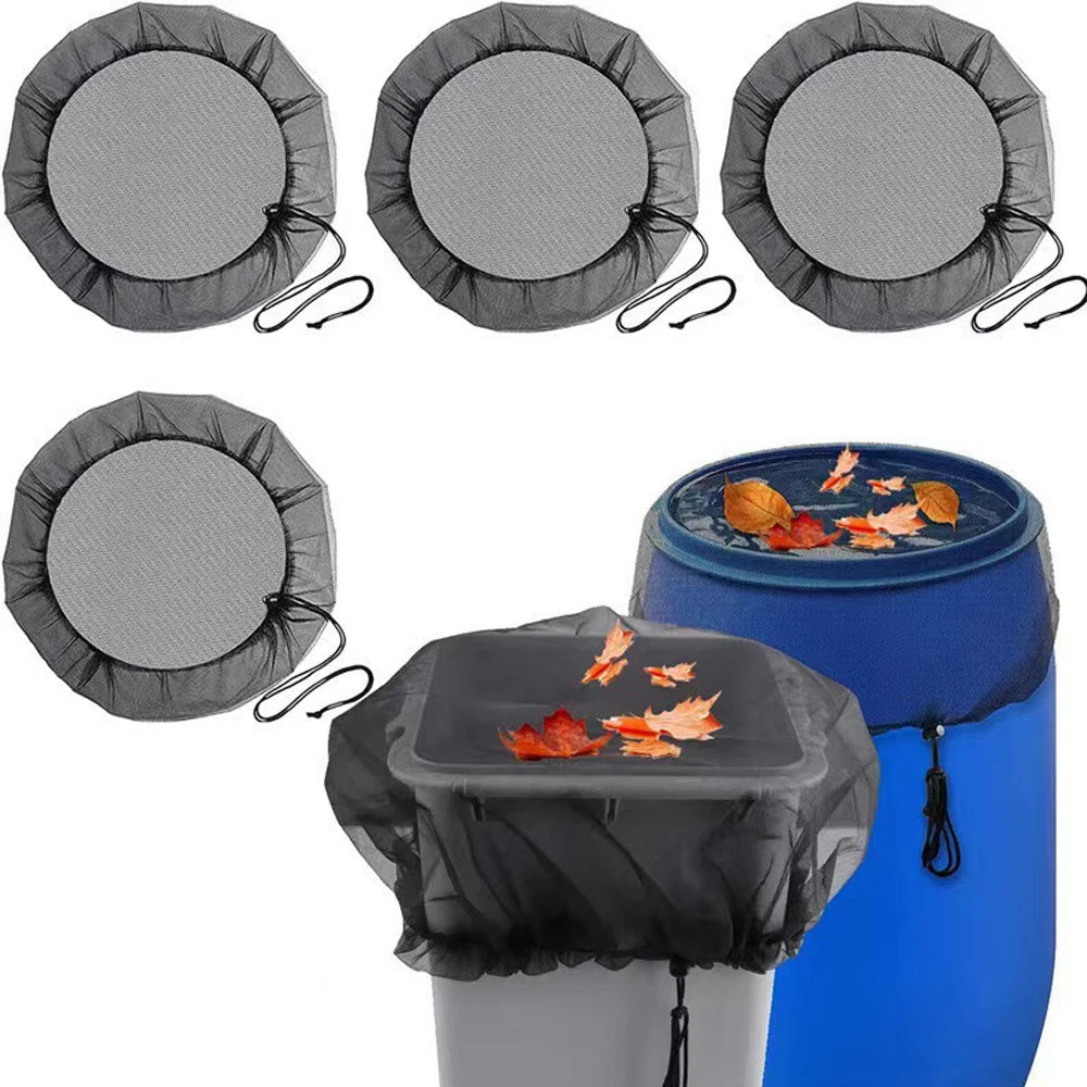 Mesh Cover Netting for Rain Barrels Water Collection Bucket Raindrop Harvesting Tools Anti-Mosquito Water Protection Home Garden Peaceful Pleasures Health and Wellness
