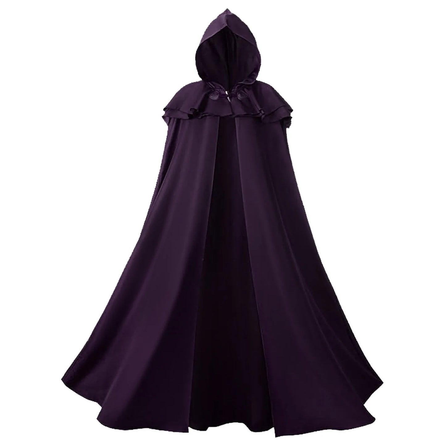 Medieval Hooded Cloak Cape – Gothic Knight Cosplay Robe Coat