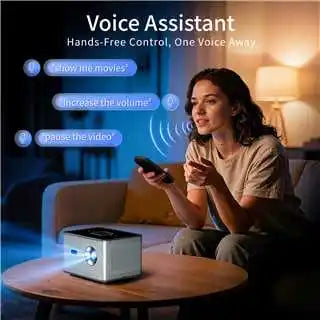 Xnano X3Pro Smart Projector Native 720P Android 11 190ANS 4K Decode Dual WiFi BT5.0 Portable Home Cinema Peaceful Pleasures Health and Wellness