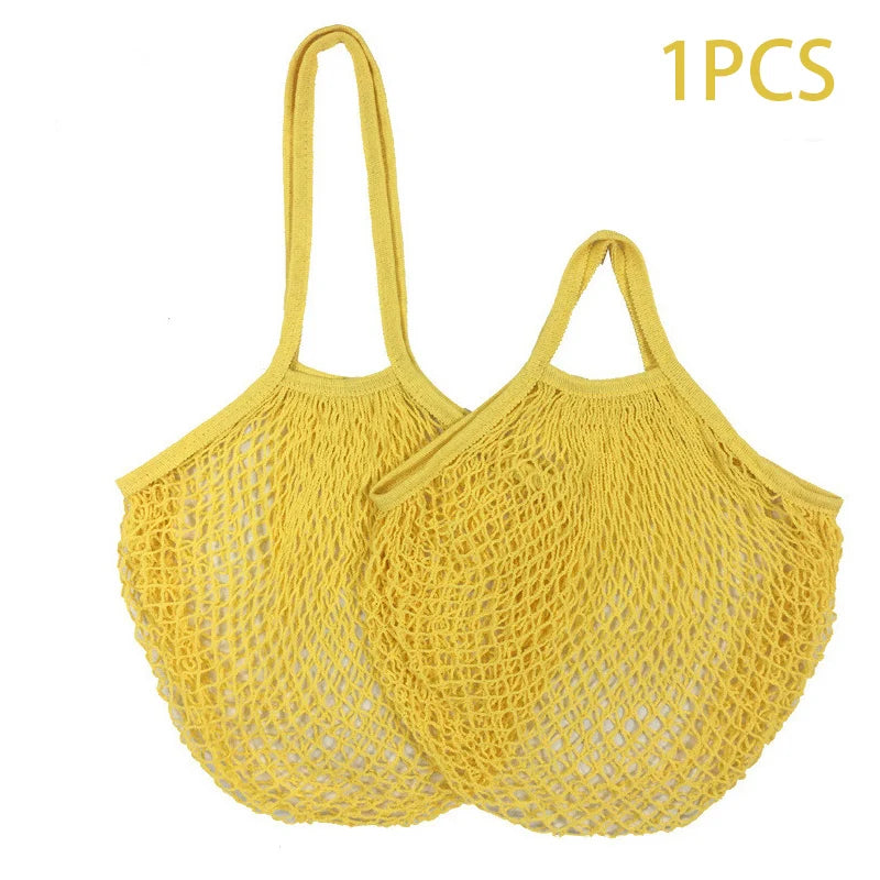 Reusable Cotton Mesh Grocery Bags | Produce & Fruit Storage