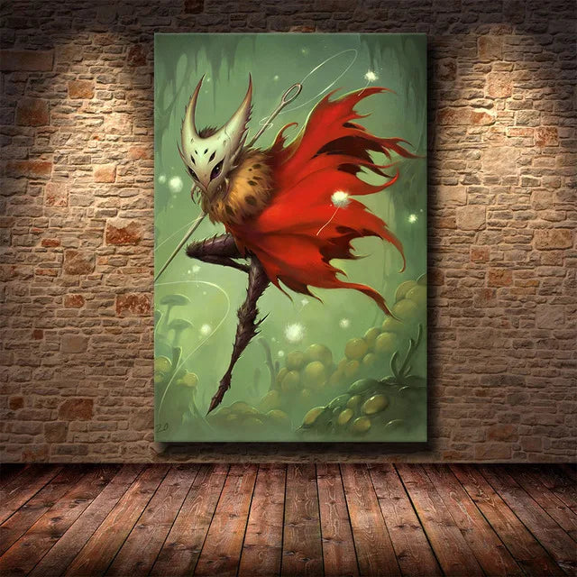 Hollow Knight Hallownest Map HD Canvas Poster | Wall Art