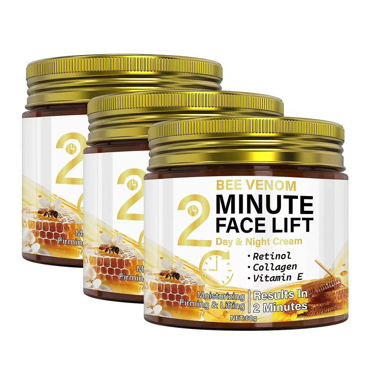 Bee Venom Anti-Aging Face Cream | Retinol & Collagen 60g