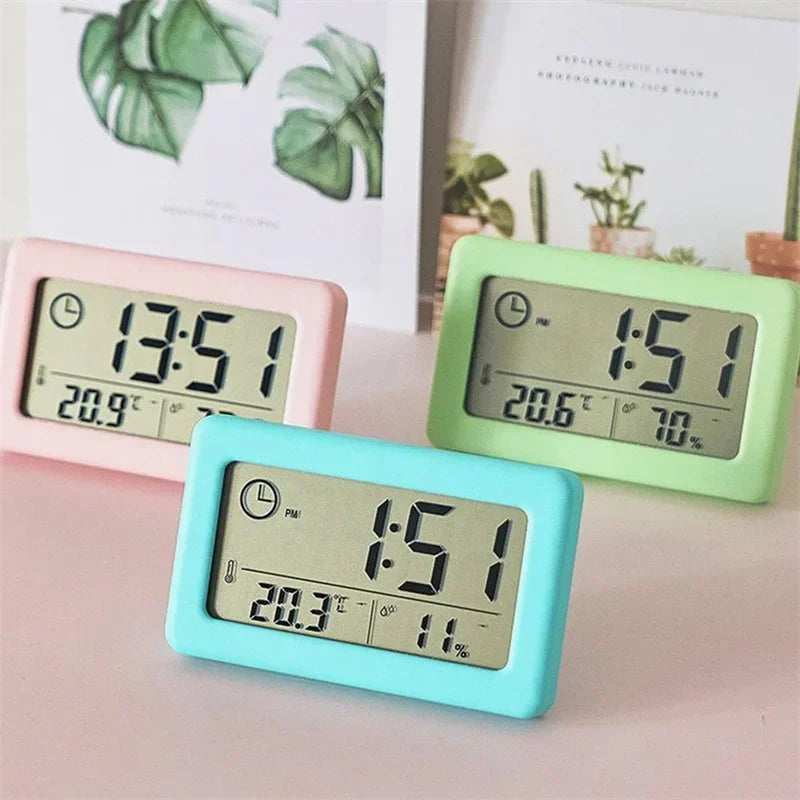 LED Digital Clock Thermometer Hygrometer | Desktop Alarm Clock