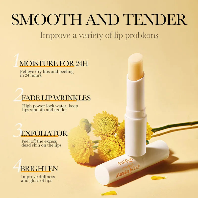 BIOAQUA Vitamin E Honey Lip Balm – Moisturizing & Nourishing