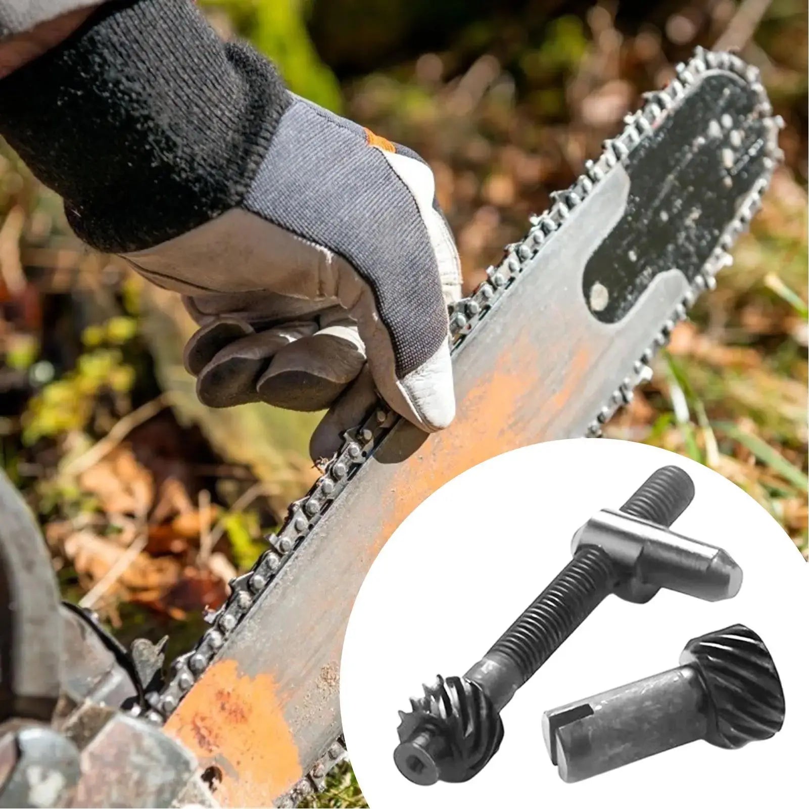 Chain Tensioner Screw Guide Plate Chain Adjusting Bolt Lawn Mower Chainsaw Replacement Part For Backyard Landscapes Garden Farm Peaceful Pleasures Health and Wellness