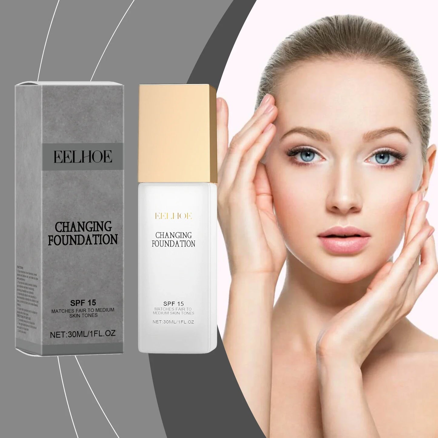 Colour Changing Foundation SPF 15 | Full Coverage 30ml