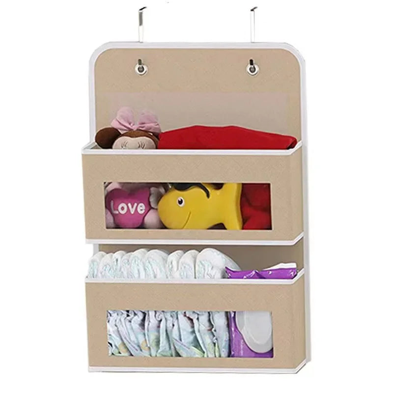 5-Shelf Behind-Door Hanging Organizer | 5 Large Pockets