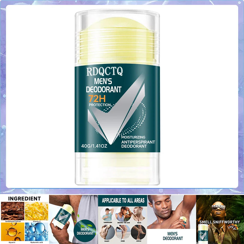 Men's Antiperspirant Deodorant Stick – Aluminum-Free, 40g
