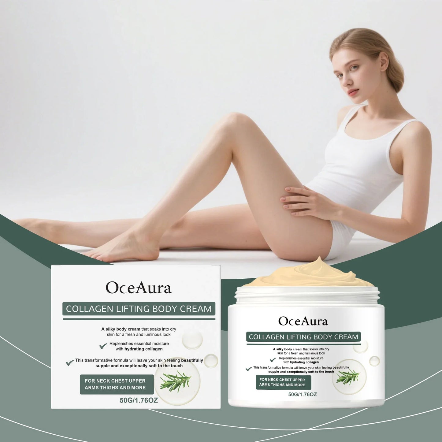 OceAura Collagen Body Oil – Firming, Smoothing & Moisturizing