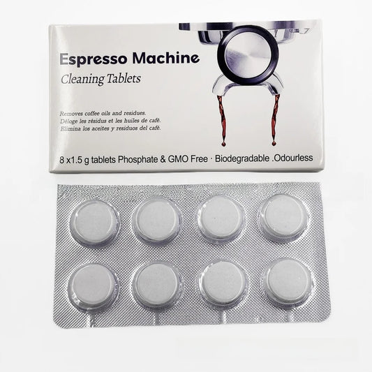 Cleaning Tablet Breville Coffee Machine Clean Descaling Espresso Peaceful Pleasures Health and Wellness White 1
