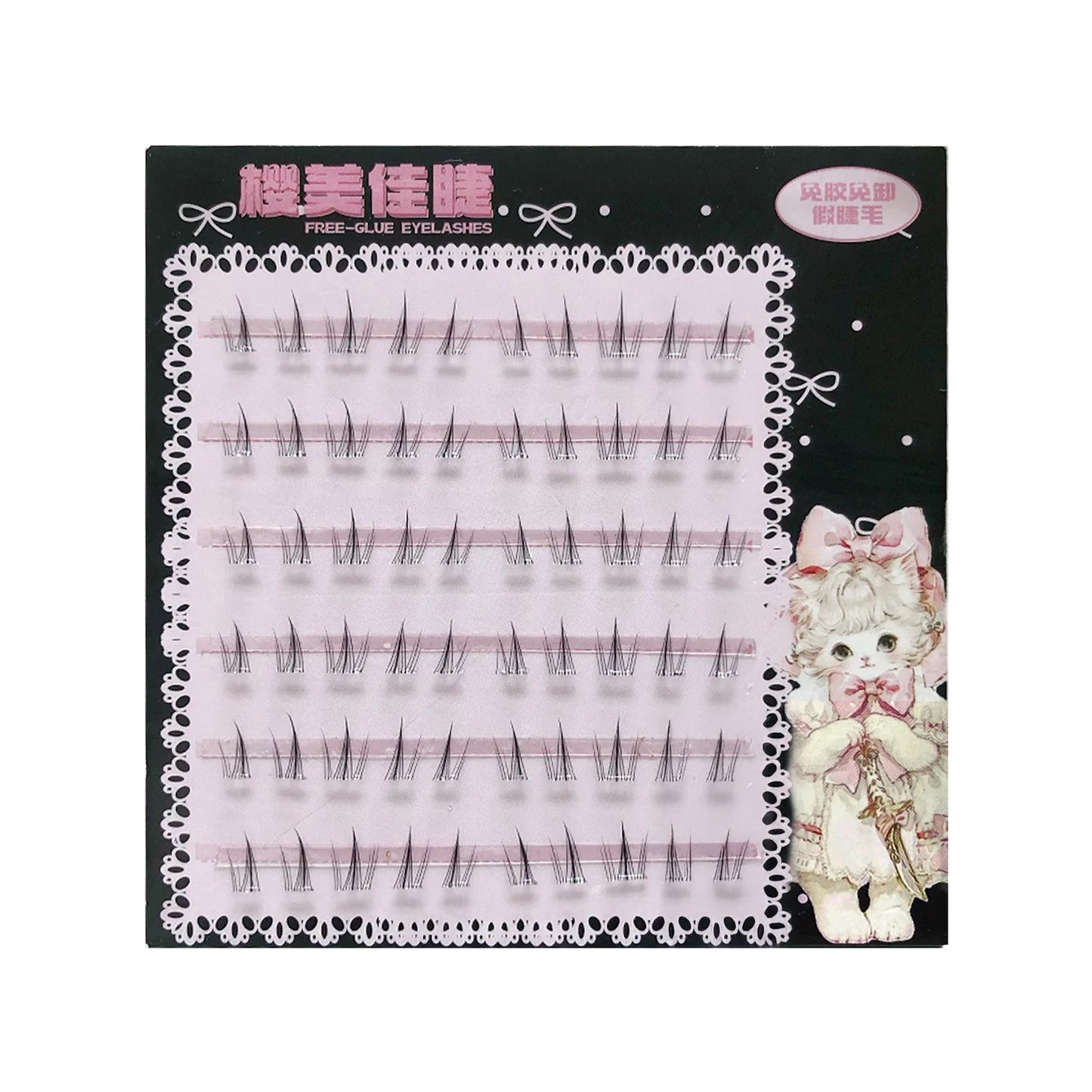 6/10/20 Rows No Glue Sunflower Lower Fake Eyelashes Natural Individual Eyelash Extension Cluster Daily Makeup Enlarge Your Eyes Peaceful Pleasures Health and Wellness 6 Rows 1