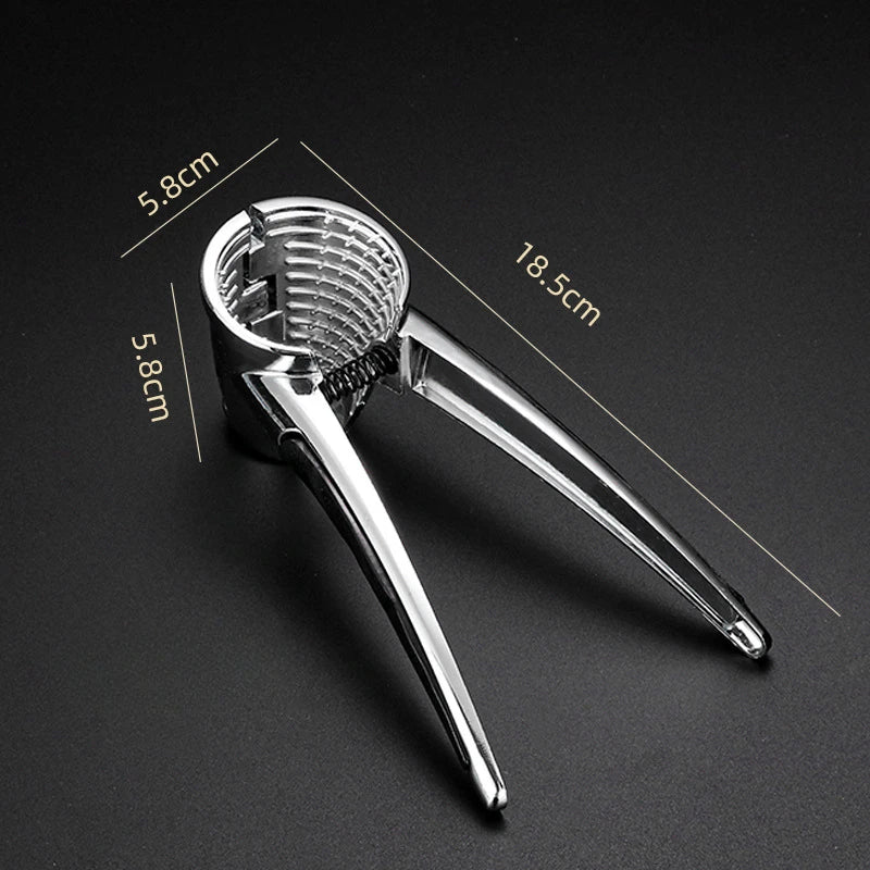 Stainless Steel Manual Kitchen Gadgets High Quality 2 Styles Choose Nut Cracker Case Opener Walnut Opener with Non-slip Handle Peaceful Pleasures Health and Wellness A