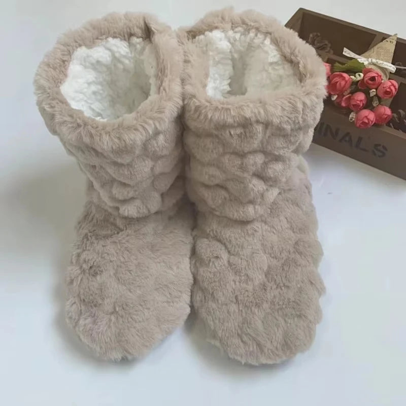 Women's Winter Indoor Slippers | Non-Slip Velvet House Shoes