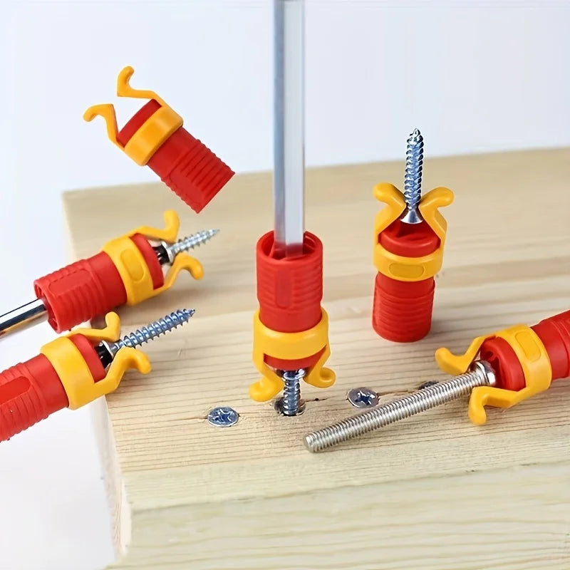 Universal Screwdriver Bit Holder Clamp Screw Fixator Woodworking Tool