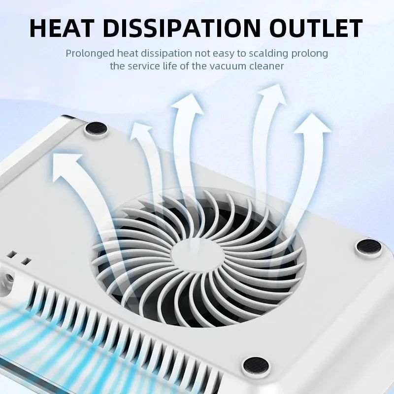 Nail Dust Extractor Vacuum Machine, Adjustable Speed & Reusable Filter for Professional Manicure, Clean Air Salon Equipment Peaceful Pleasures Health and Wellness