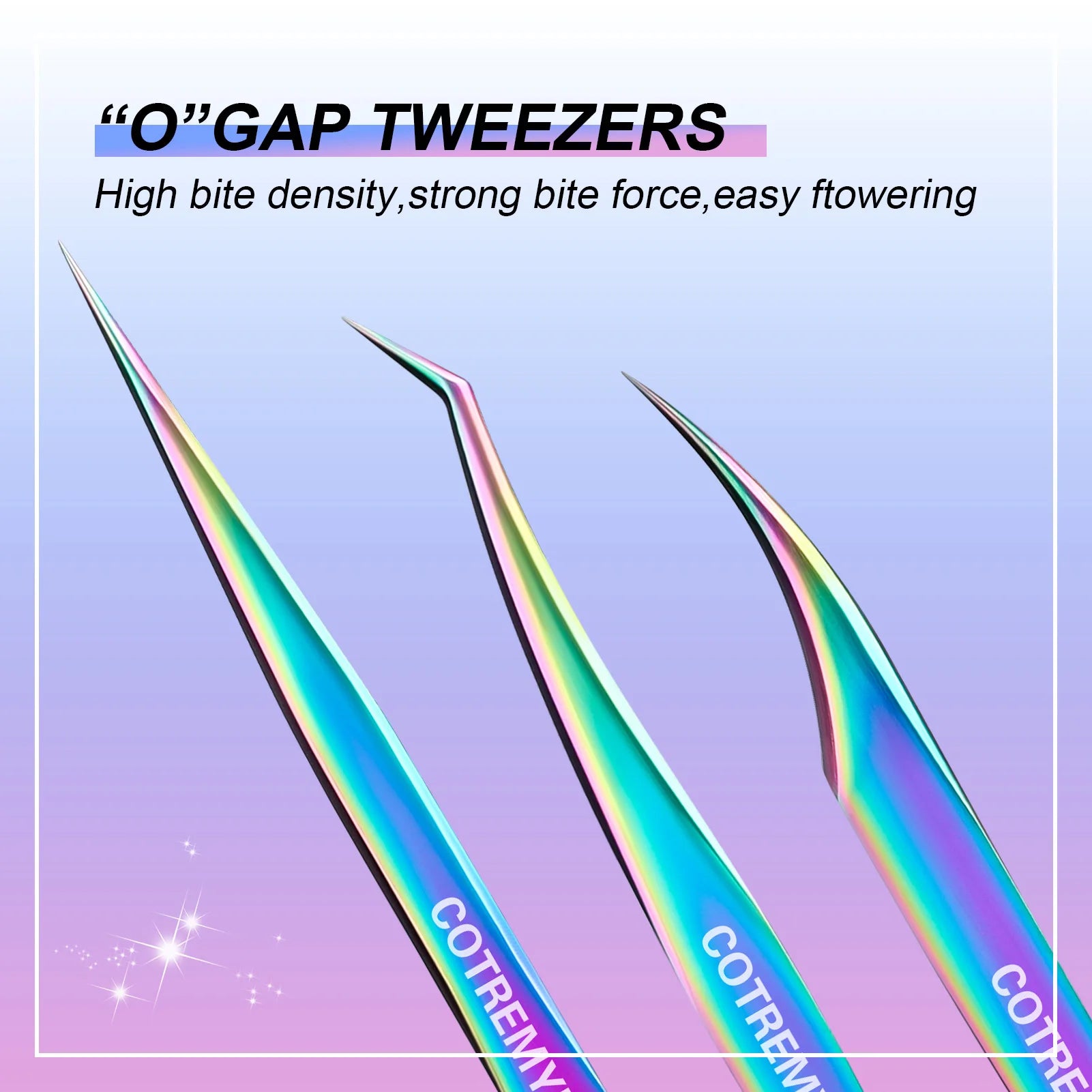 Stainless Steel Slanted Eye Brow Clips Lashes Extension Applicator Tweezers Hair Removal for Makeup Cosmetic Tool Peaceful Pleasures Health and Wellness