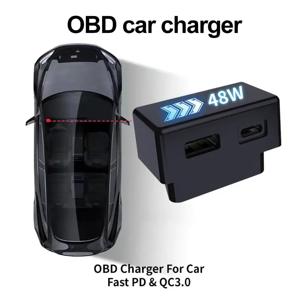 For Tesla Model 3/Y/X/S OBD Adapter Charger Splitter for Car Diagnostic Charging Tool Accessories Peaceful Pleasures Health and Wellness