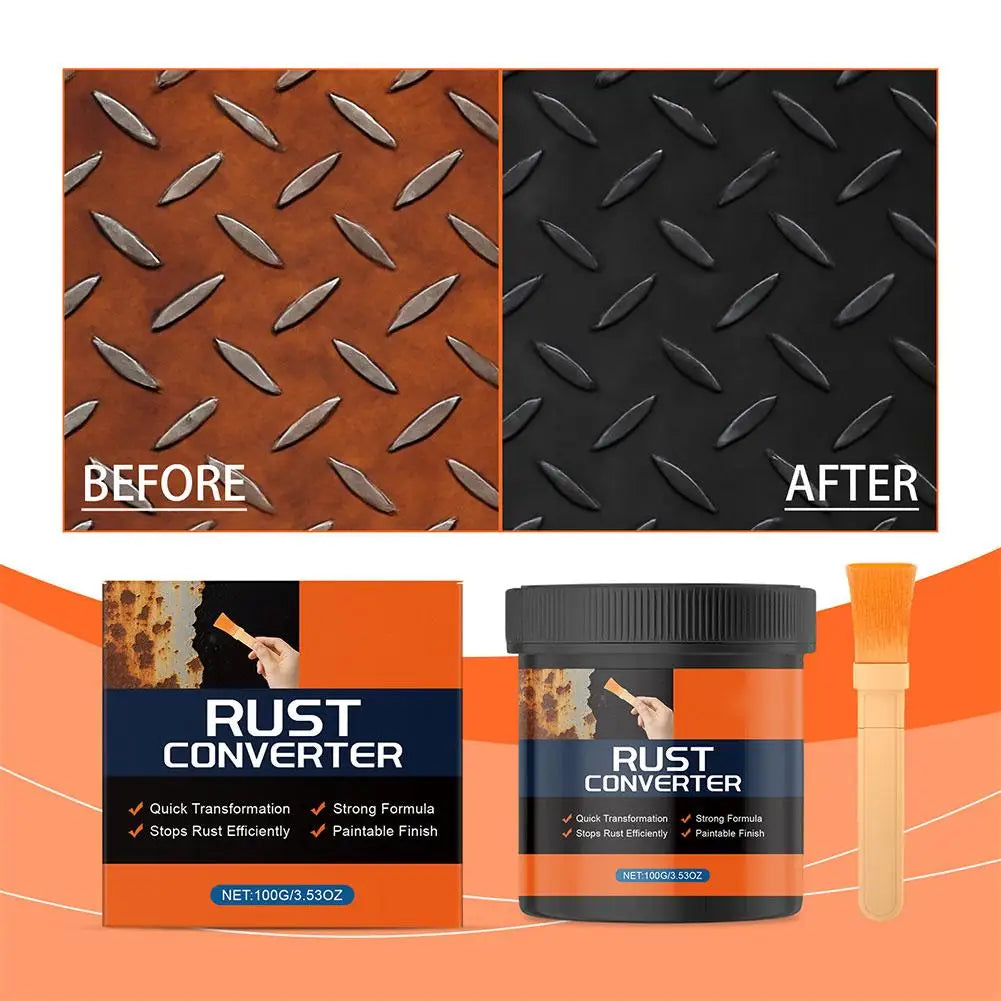 Rust Converter & Metal Primer Paint - Stops Rust Corrosion Inhibitor Coating For Automotive Marine Industrial Metal UV Resistant Peaceful Pleasures Health and Wellness