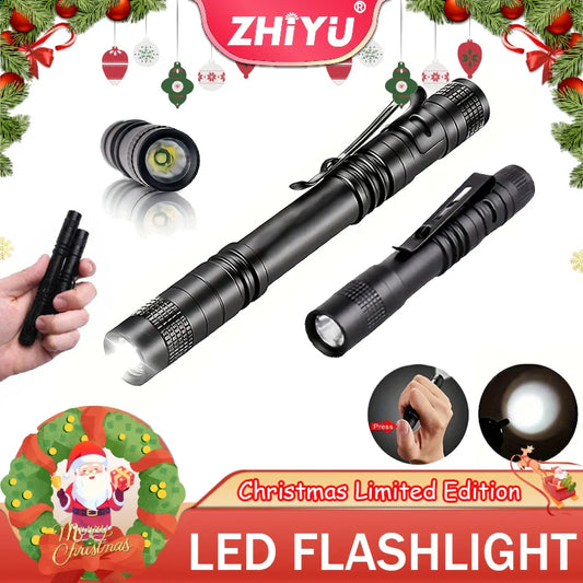 Mini XPE LED Flashlight | Compact Waterproof EDC Pen Torch LED Pen Flashlight Oasis Select