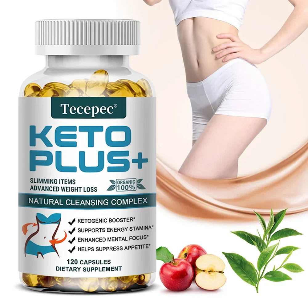 Keto Plus+ Capsules | MCT, Apple Cider Vinegar & Green Tea