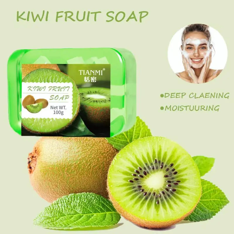 6-Piece Fruity Handmade Cleansing Soap Set – 6 Scents