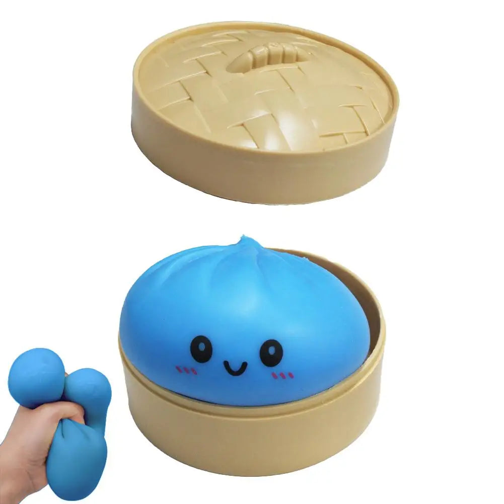 Colorful Dumpling Stress Balls – Squishy Sensory Decompression Toy