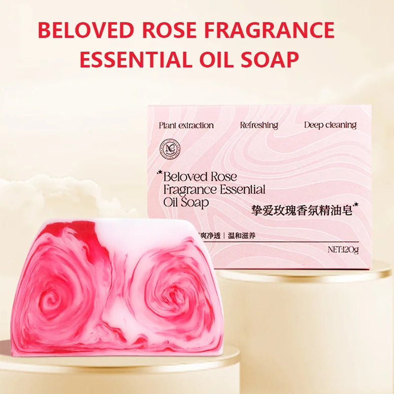 Rose & Glycerin Colorful Soap – Moisturizing Body Cleanser