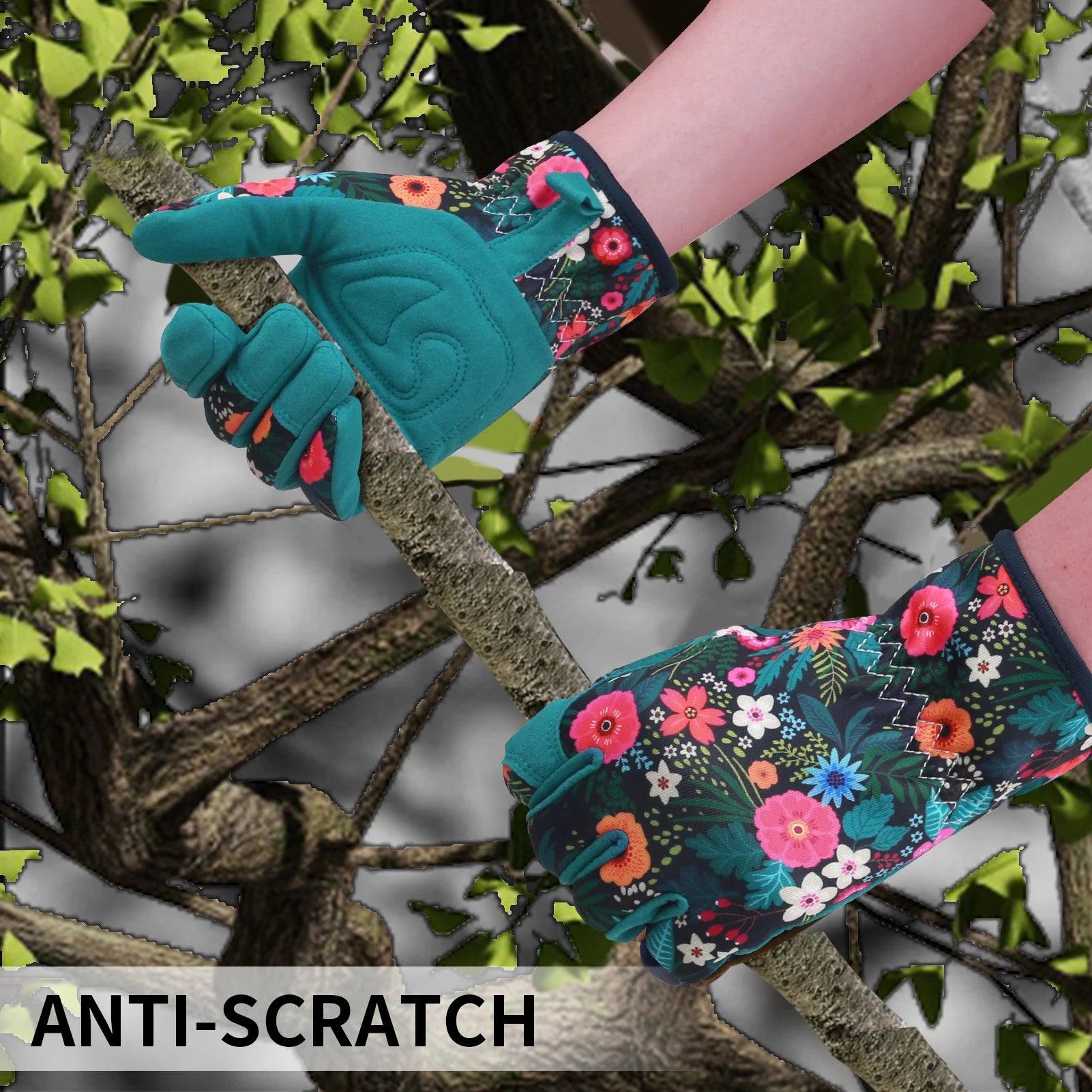 Thorn-Proof Gardening Weeding Working Gloves Breathable leather Glove Puncture Resistant for Digging, Floral Planting,Pruning Peaceful Pleasures Health and Wellness