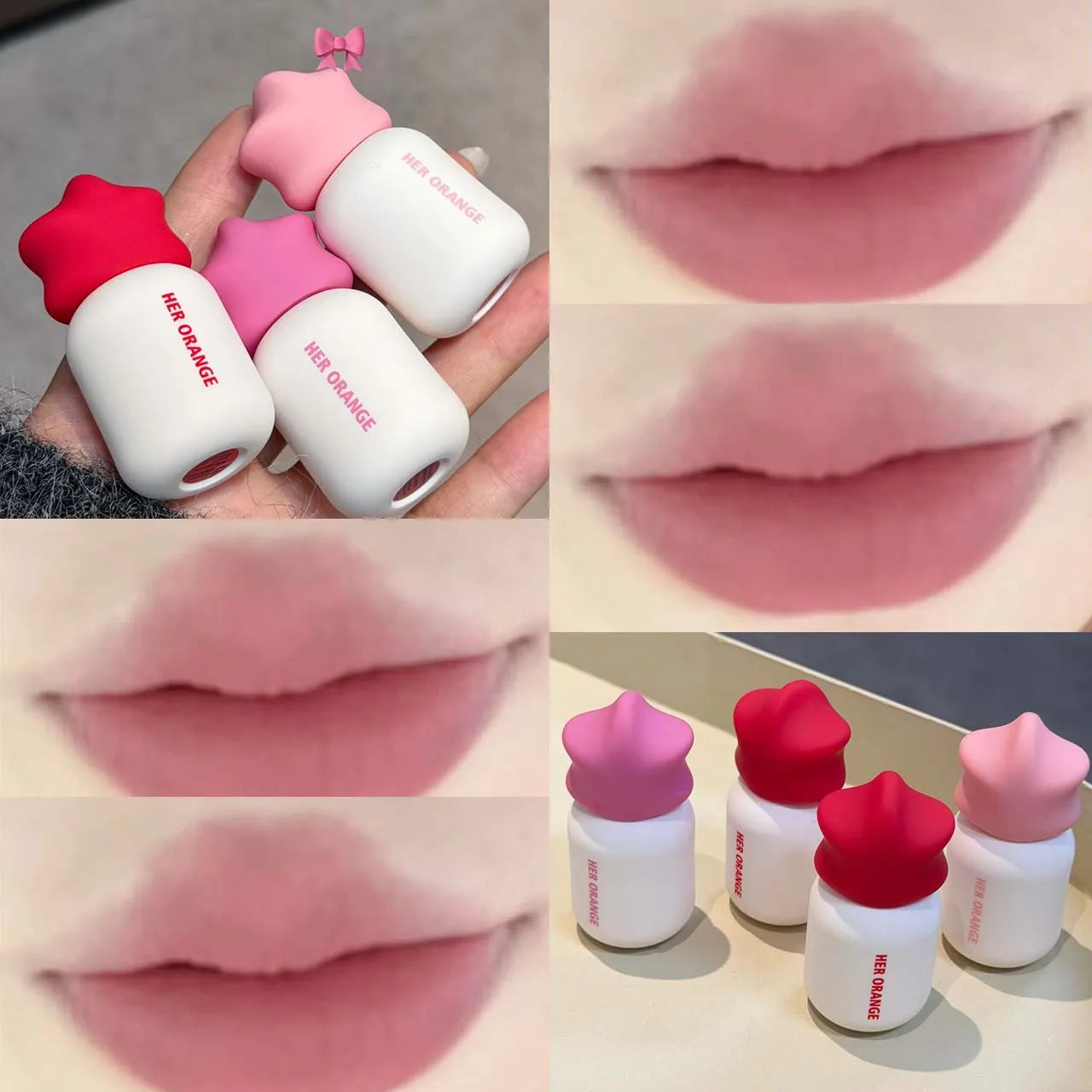 HERORANGE Velvet Matte Liquid Lipstick – Waterproof Lip Tint