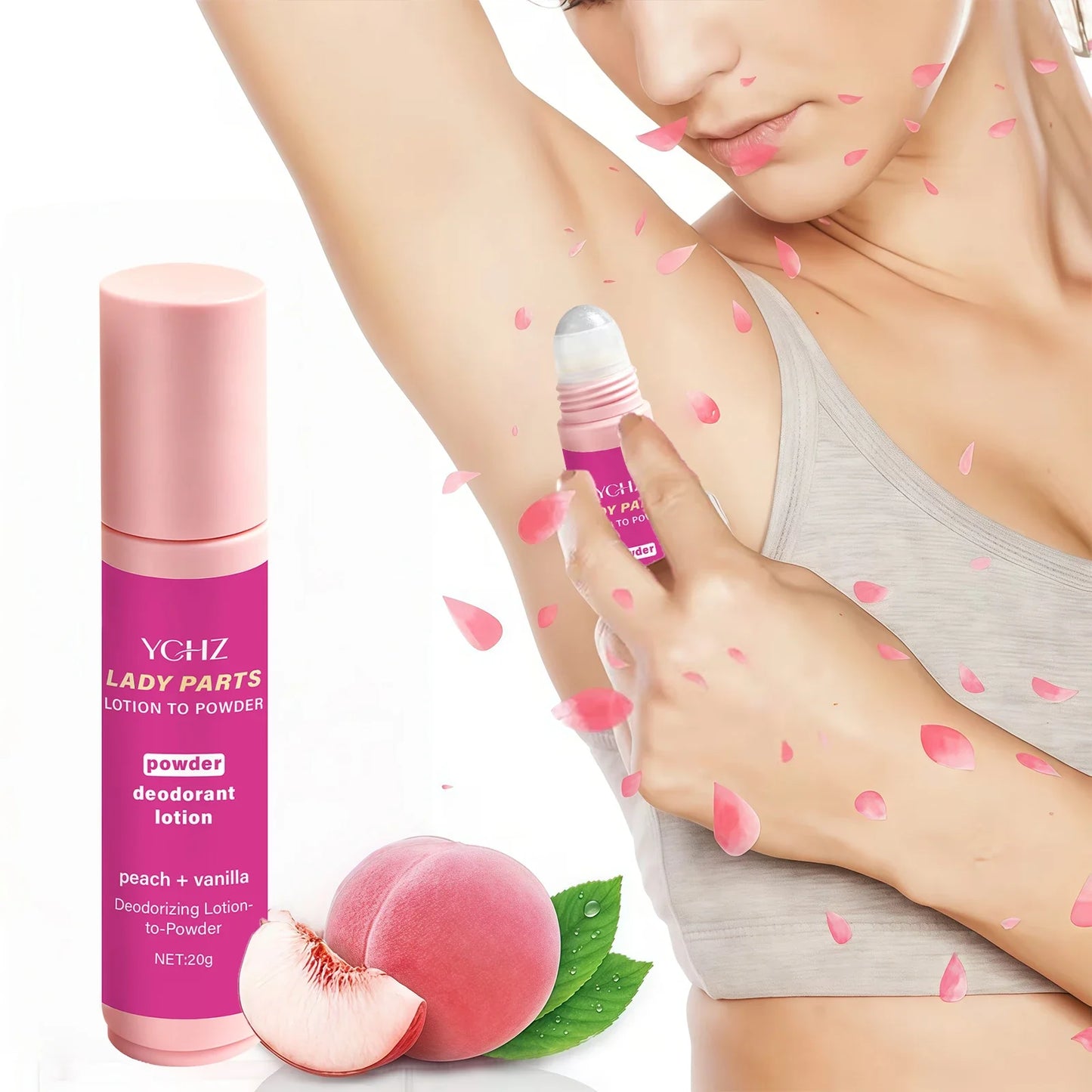 Women's Peach Vanilla Moisturizing Deodorant Stick | 72Hr
