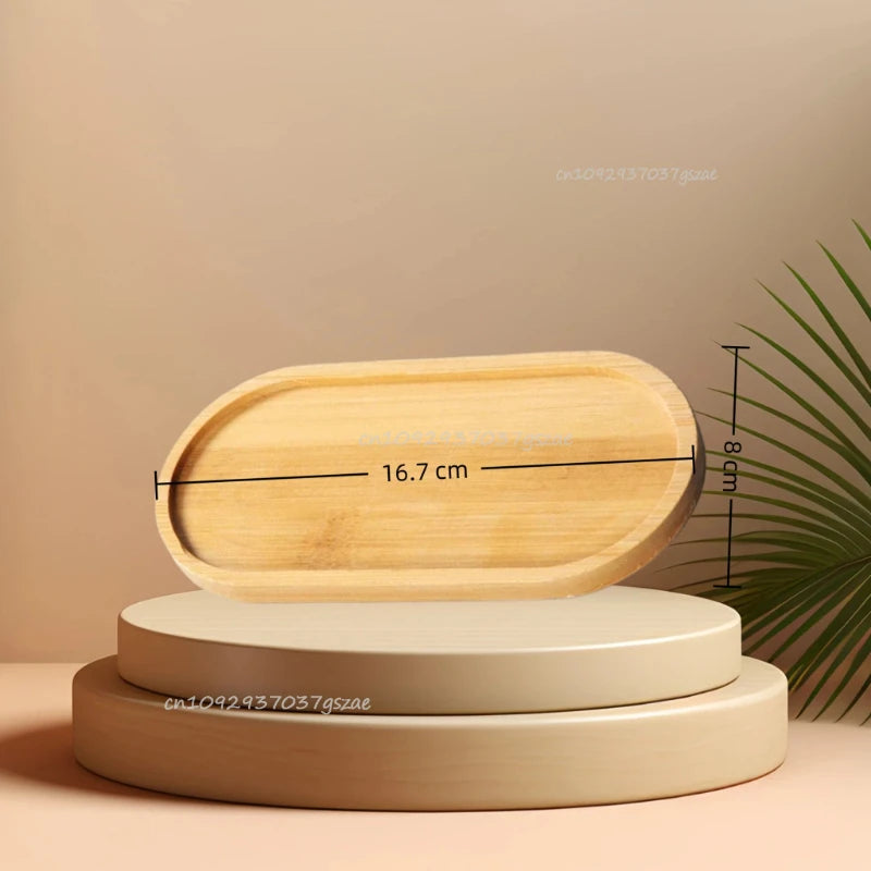 Bamboo Multi-Purpose Tray Set | Plant, Kitchen & Bathroom Use