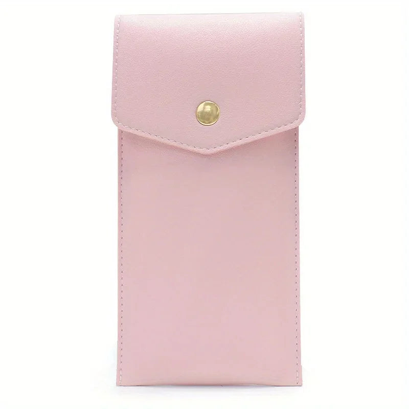 PU Leather Pencil Case Storage Bag Student Glasses Portable