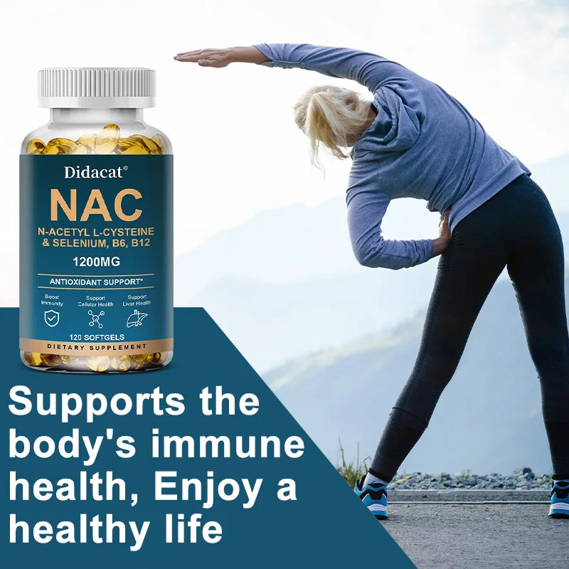 NAC Capsules 120ct | Antioxidant, Detox & Lung Support
