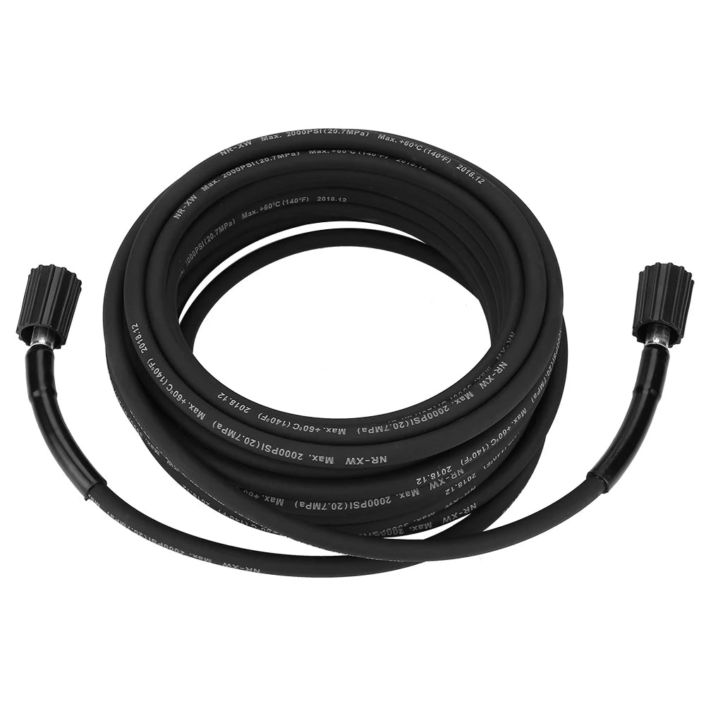 10M Pressure Washer Replacement Extension Hose M22 Cleaning Gun