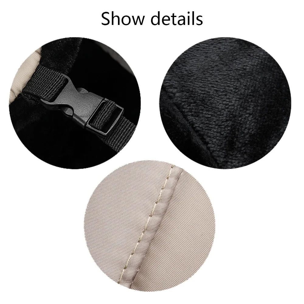 1 Set Men's Winter Pilot Hat with Windproof Mask, Warm Thick Plush Bomber Hat Unisex Peaceful Pleasures Health and Wellness