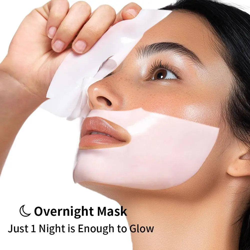 Bio Collagen Real Deep Mask Overnight Hydrogel Facial Mask Pore Minimizing Collagen Supplement Anti Wrinkle Sleeping Face Mask Peaceful Pleasures Health and Wellness