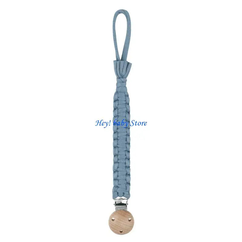 Handmade Crochet Pacifier Clip | Cotton Baby Dummy Chain