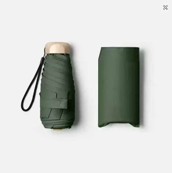Mini UV Pocket Parasol – Folding Sun & Rain Umbrella