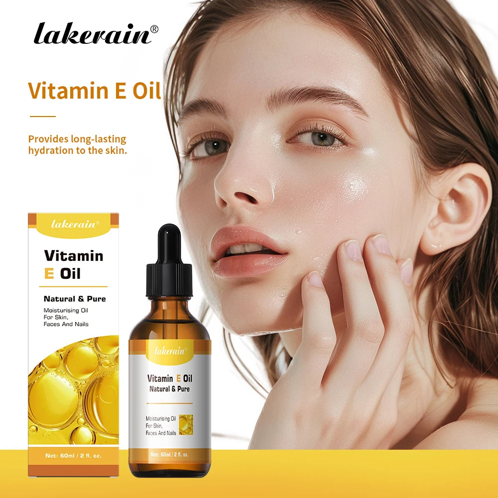 Vitamin E Face Oil Skin Care Deep Repairing Anti Wrinkles Whitening Face Enhance Skin Elasticity Facial Care Essencial Oil Peaceful Pleasures Health and Wellness