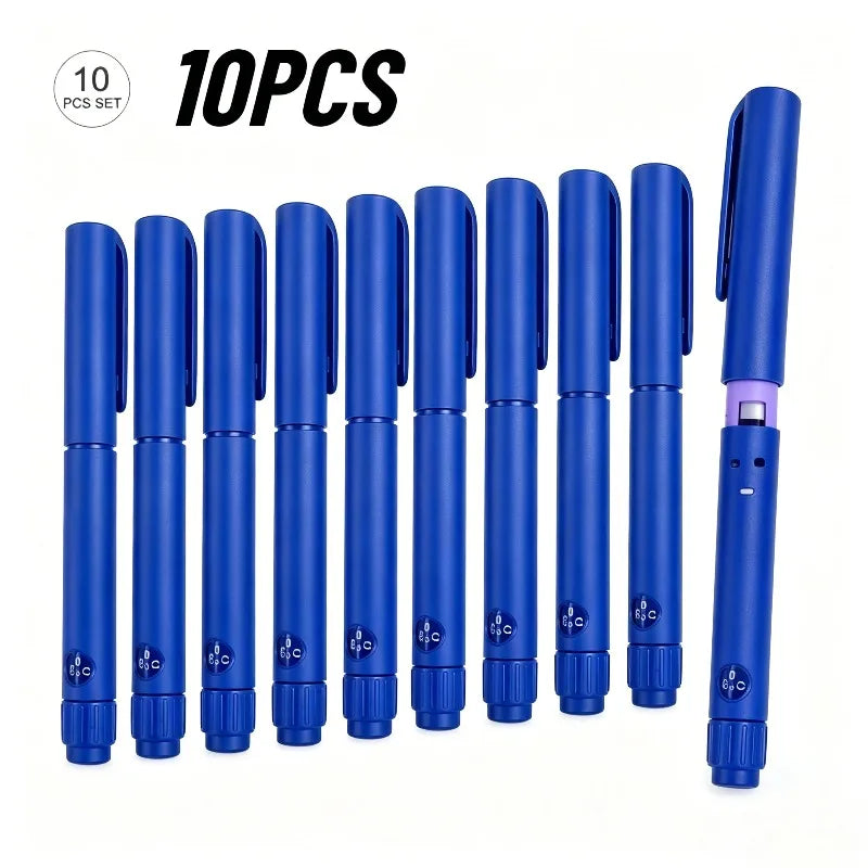 5/10PCS Rotary Push Disposable Sterile Insulin Injection Pens Adjustable Growth Hormone Dosage 60U Magic Beauty Injection Pen Peaceful Pleasures Health and Wellness