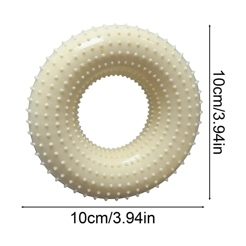 Durable Rubber Dog Chew Ring Toy | Teething Puppy & Play