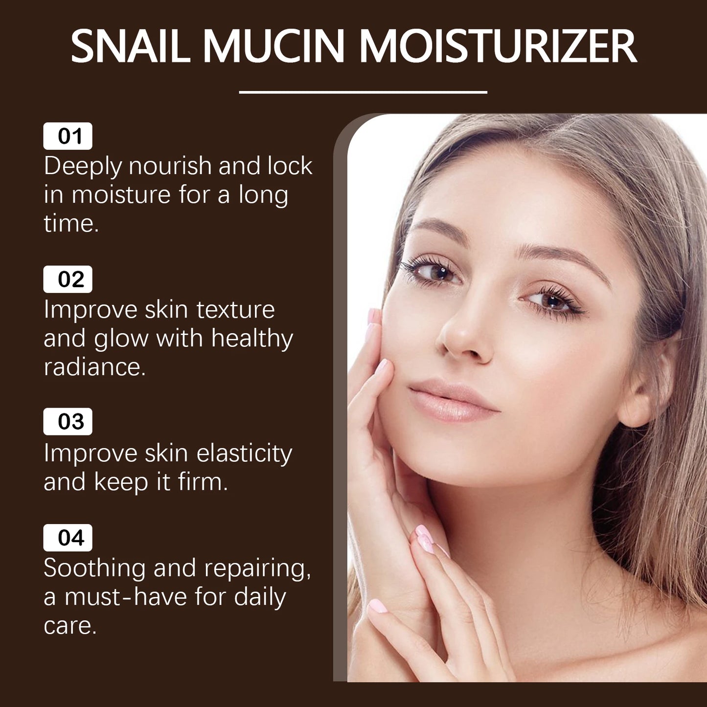 Snail Moisturizing Cream for Skin Improvement Peaceful Pleasures Health and Wellness
