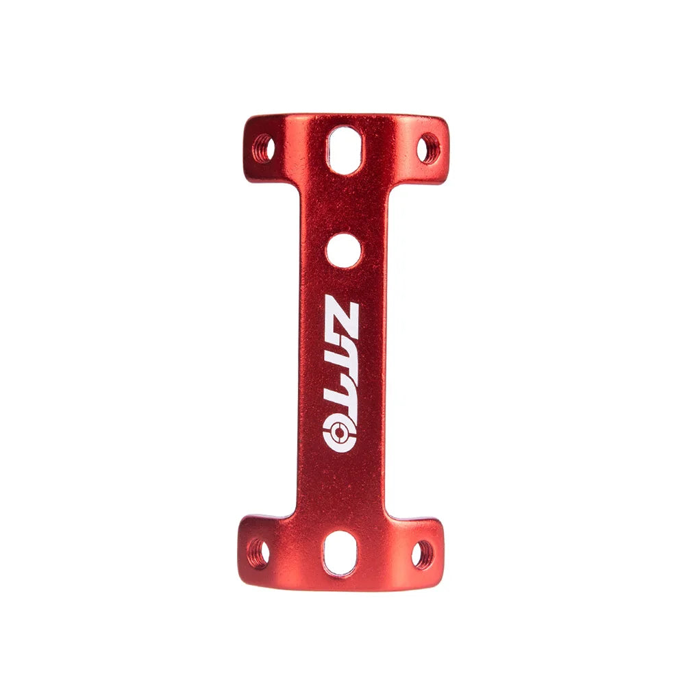 ZTTO Aluminum Double Head Bike Bottle Cage Extender MTB Bottle Cage Extender Peaceful Pleasures Health and Wellness Red