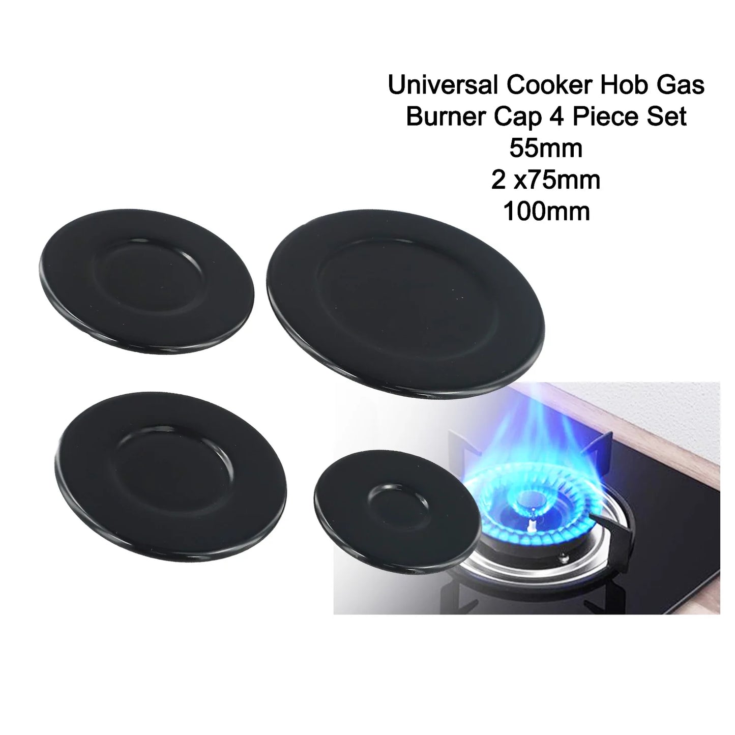 Cooker Hob Gas Burner Cap SABAF Oven Crown Flame Kitchen Access