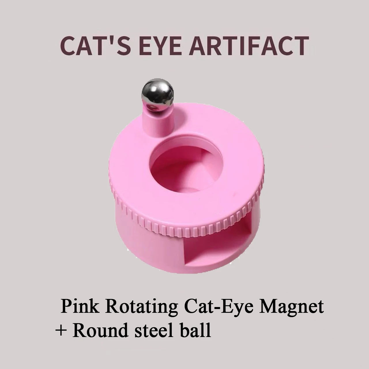 360° Rotating Cat Eye Magnet | 3D Glass Bead Nail Art Tool