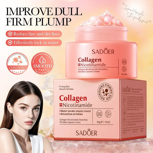 SADOER Collagen & Niacinamide Brightening Face Cream | 14.35 Brightening Face Cream Peaceful Pleasures Health and Wellness