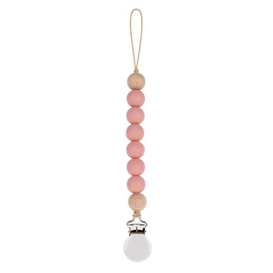 Baby Beaded Pacifier Clip Silicone Chain Soother Teether Holder Pacifier Clip Chain Peaceful Pleasures Health and Wellness