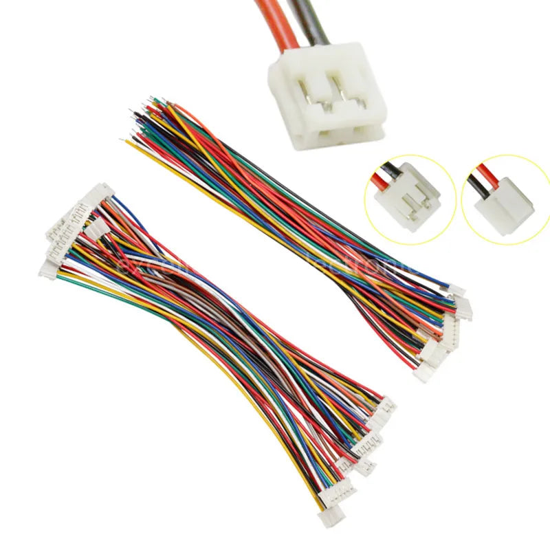10pcs EH 2.5mm Pitch 2/3/4/5/6/7/8/9/10 Pin Female Plug Connector Wire 10/15/20cm Single/Double Head Same / Reverse Direction Peaceful Pleasures Health and Wellness